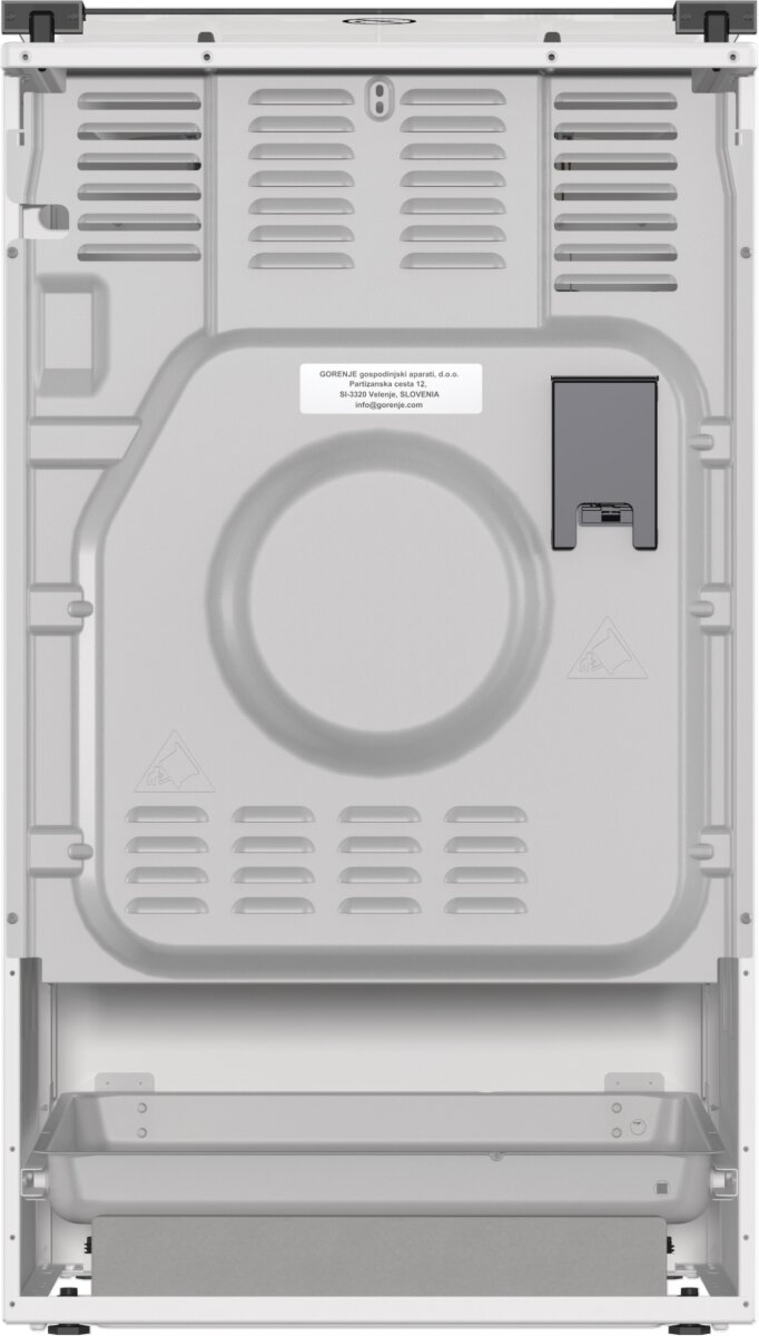 Плита комбинированная Gorenje GK5A41WF, 4 конфорки, духовка 62 л, 50×85×59.4 см, белая