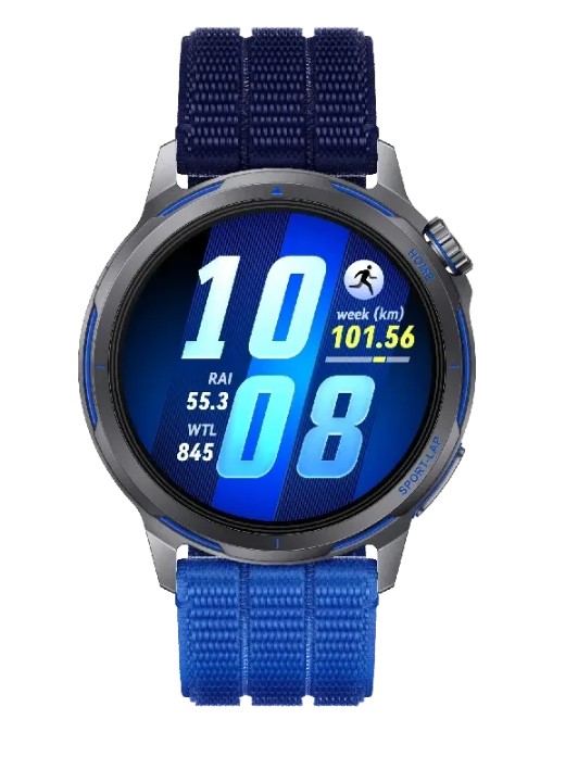 Умные часы Huawei 55020HJV, Watch GT Runner 2, 1.32" AMOLED, синий