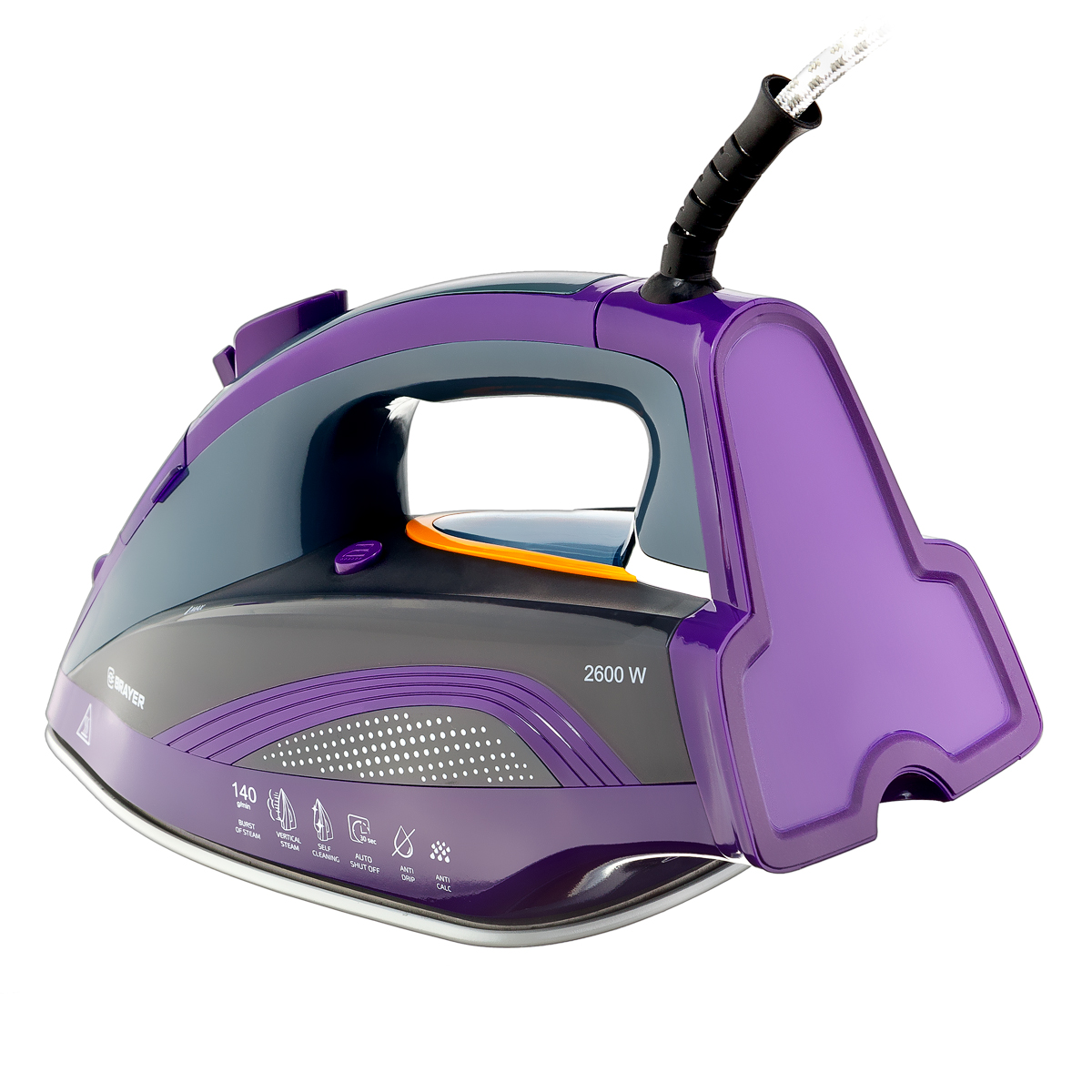 Утюг Brayer BR4001, 2600 Вт, 25 г/мин