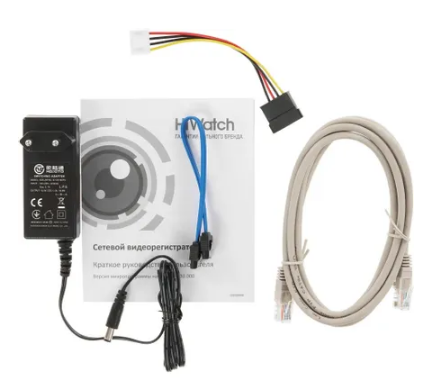 Видеорегистратор Hiwatch DS-N316(D), IP, 16 каналов, 1 SATA до 8 ТБ, H.265+