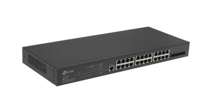 Коммутатор TP-Link SG3428, L2/L2+, 24×1GbE, 4×SFP, 1U