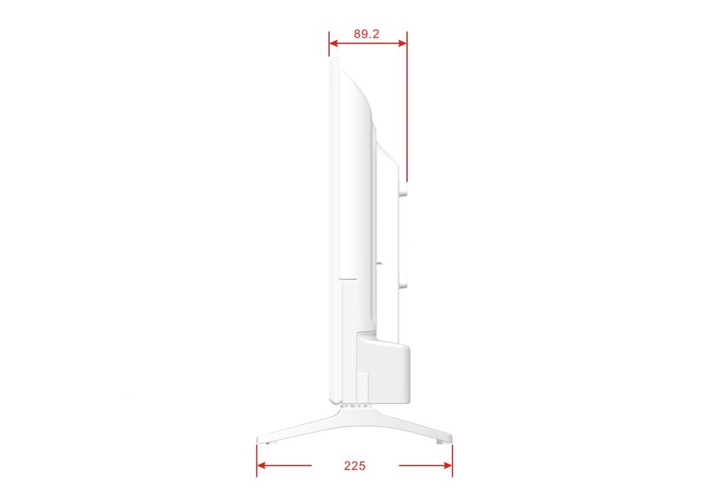 Телевизор LEFF 43" 43F541T белый DLED FHD 60Hz Smart TV Яндекс ТВ 1GB/8GB