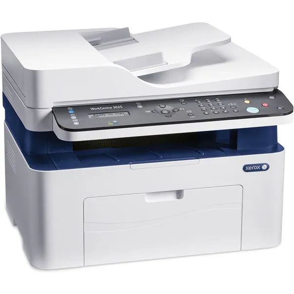3025V_BI - Монохромное МФУ, Xerox, WorkCentre 3025BI, 3025V_BI, Лазерное, А4, 20 стр./мин., Подача 150 листов, Планшетный сканер, ЖК Дисплей, 600 МГц CPU, 128 МБ RAM, USB 2.0, Wi-Fi