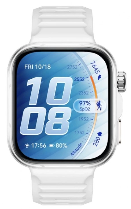 55020HTY - Смарт часы, Huawei, Watch Fit 5 Pro NKI-B29, Дисплей 1,92" цветной AMOLED-экран, Разрешение 480 x 408, Водонепроницаемые (5 АТМ), (White) Белый