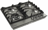 Газовая варочная поверхность Grundig GIGA 6234260 XE, 4 конфорки, нержавеющая сталь, 8500 Вт