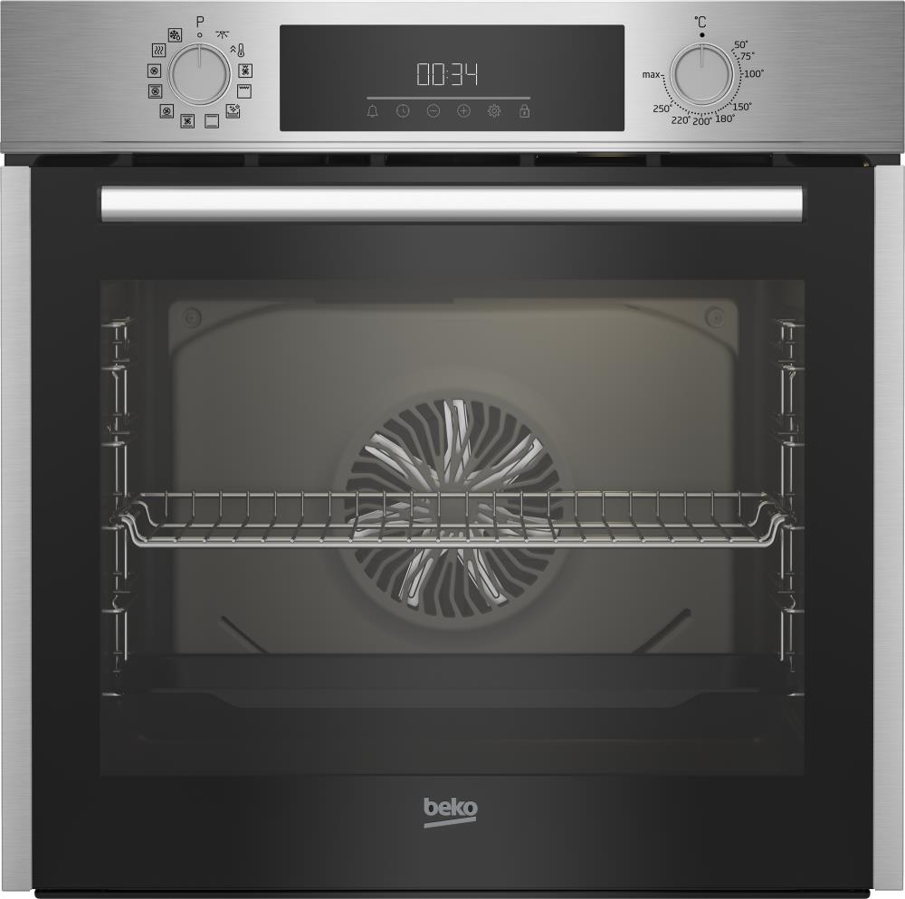 Духовой шкаф Beko BIOM1531KXNC, электрический, 72 л, 3300 Вт, нержавеющая сталь