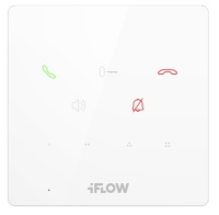 IP-видеодомофон iFLOW F-VI-3301IPE1/White, без экрана, белый, 160×160×70 мм