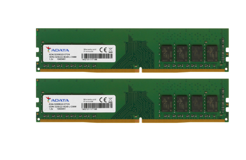 Модуль памяти A-DATA AD4U32008G22-DTGN, 16GB DDR4-3200