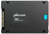 Серверные твердотельные накопители/ Micron SSD 7450 PRO, 3840GB, U.3(2.5" 7mm), NVMe, PCIe 4.0 x4, 3D TLC, R/W 6800/5300MB/s, IOPs 1 000 000/180 000, TBW 7300, DWPD 1 (12 мес.)