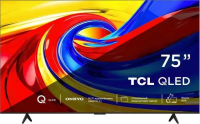 Телевизор QLED TCL 75" 75P7L (2026) черный 4K Ultra HD 60Hz DVB-T DVB-T2 DVB-C DVB-S DVB-S2 USB WiFi Smart TV