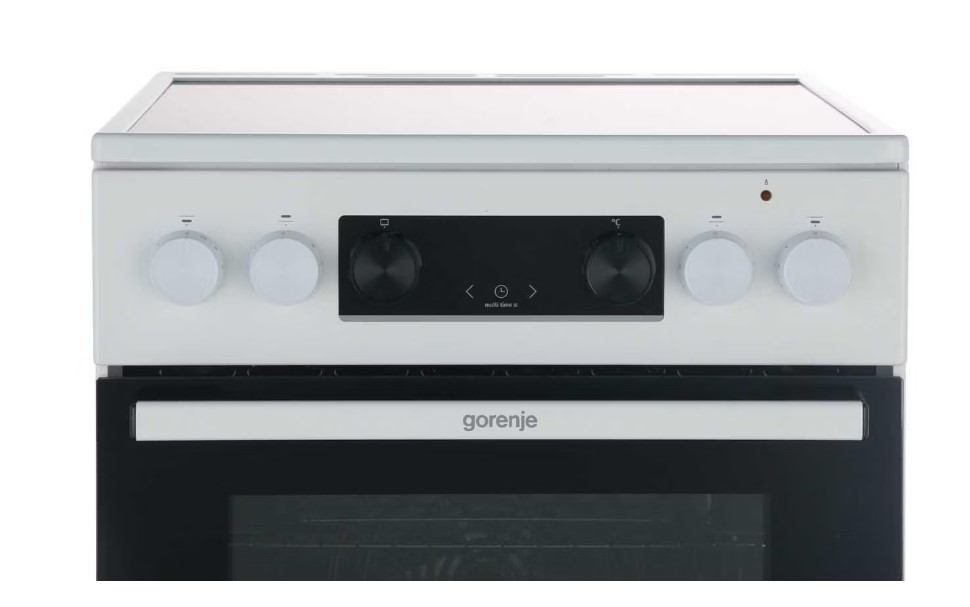 Плита электрическая Gorenje GEC5C40WC белый, конфорок 4 шт, духовка 70 л, 50 см x 85 см x 59.4 см