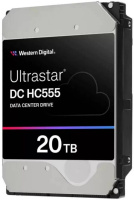 Жесткий диск Western Digital Ultrastar DC HC555, 20 ТБ, SATA 6 Гбит/с, 7200 об/мин, 512 МБ