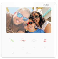 Видеодомофон IFLOW F-VI-3321IPWE1/White, IP, Wi-Fi, экран 4,3", белый